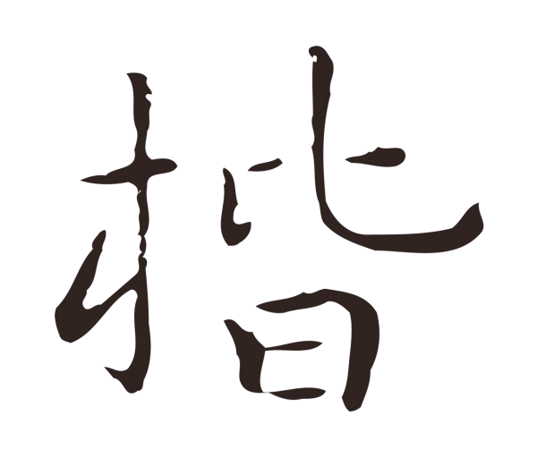 祝允明「楷」字书法