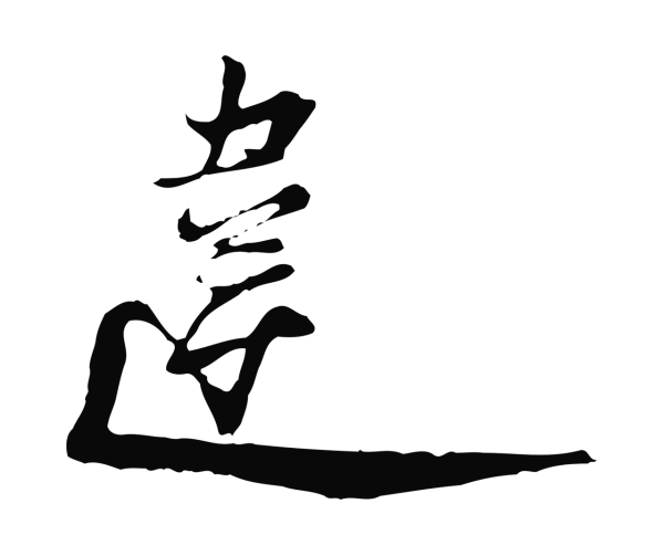 陆游「違」字书法