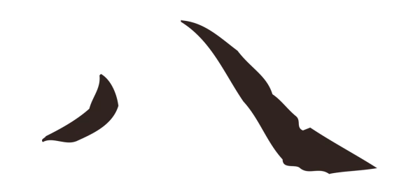 俞和「八」字书法