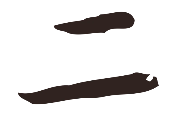 祝允明「二」字书法