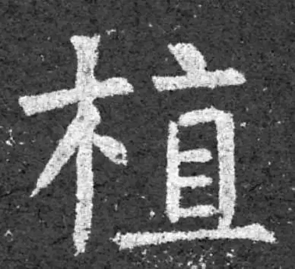 柳公权·楷书·植