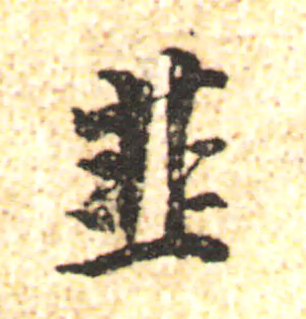 杨凝式·行书·韭