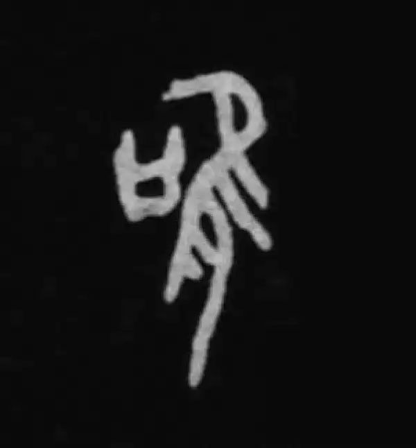 殷墟甲骨文·唯