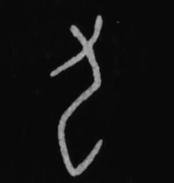 殷墟甲骨文·九