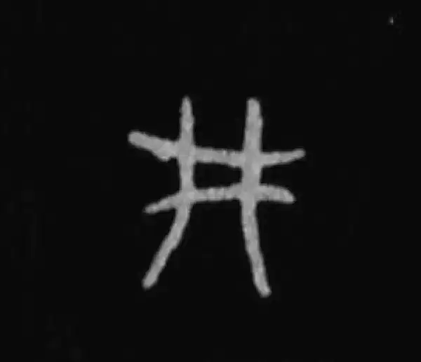 殷墟甲骨文·井