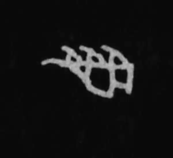 殷墟甲骨文·眉