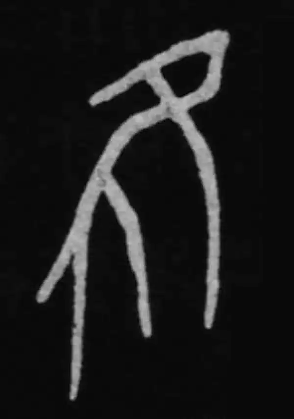 殷墟甲骨文·唯