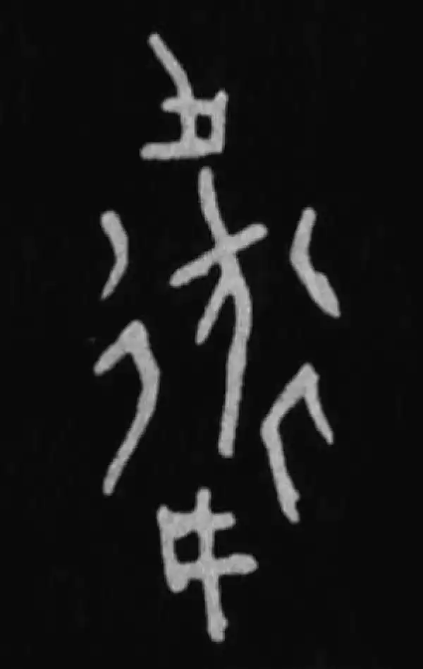 殷墟甲骨文·卫