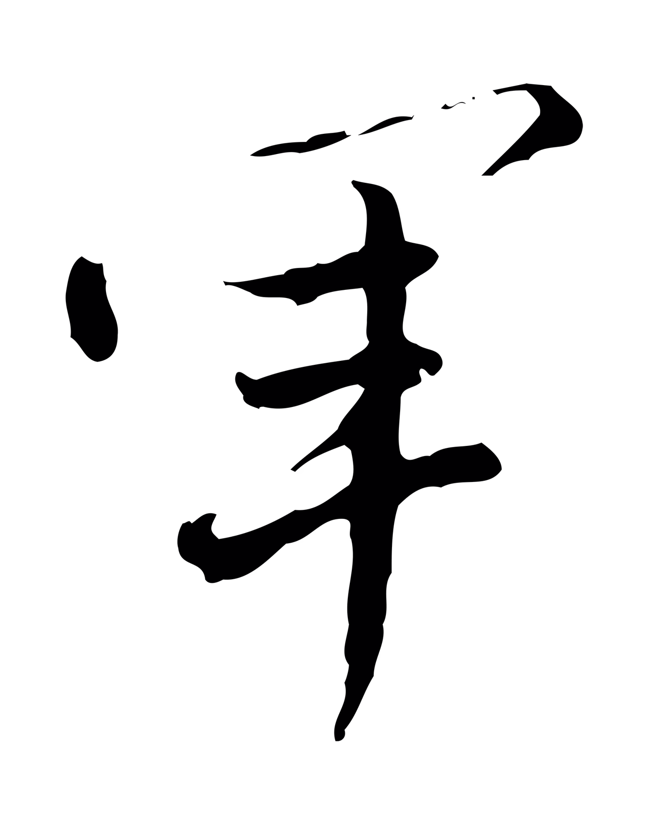 董其昌「軍」字书法图片