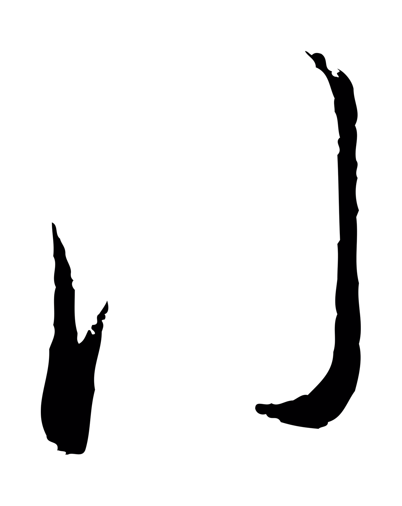 赵孟頫「行」字书法图片