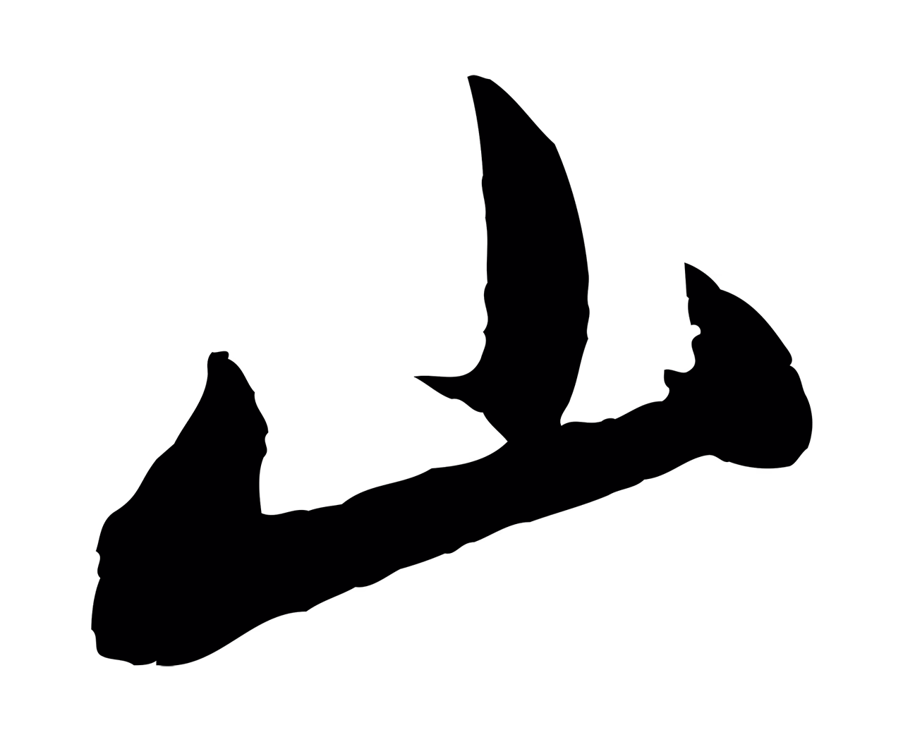 王献之「山」字书法图片
