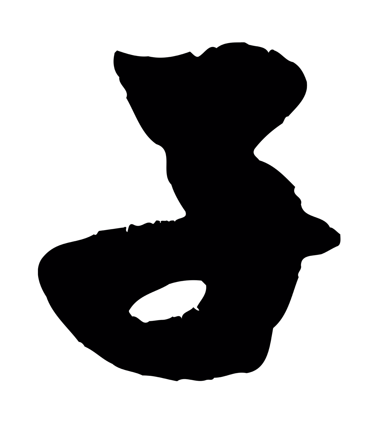 赵孟頫「子」字书法图片