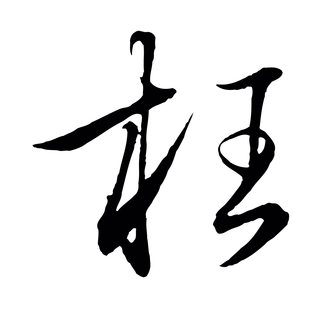 赵孟頫「枉」字书法图片