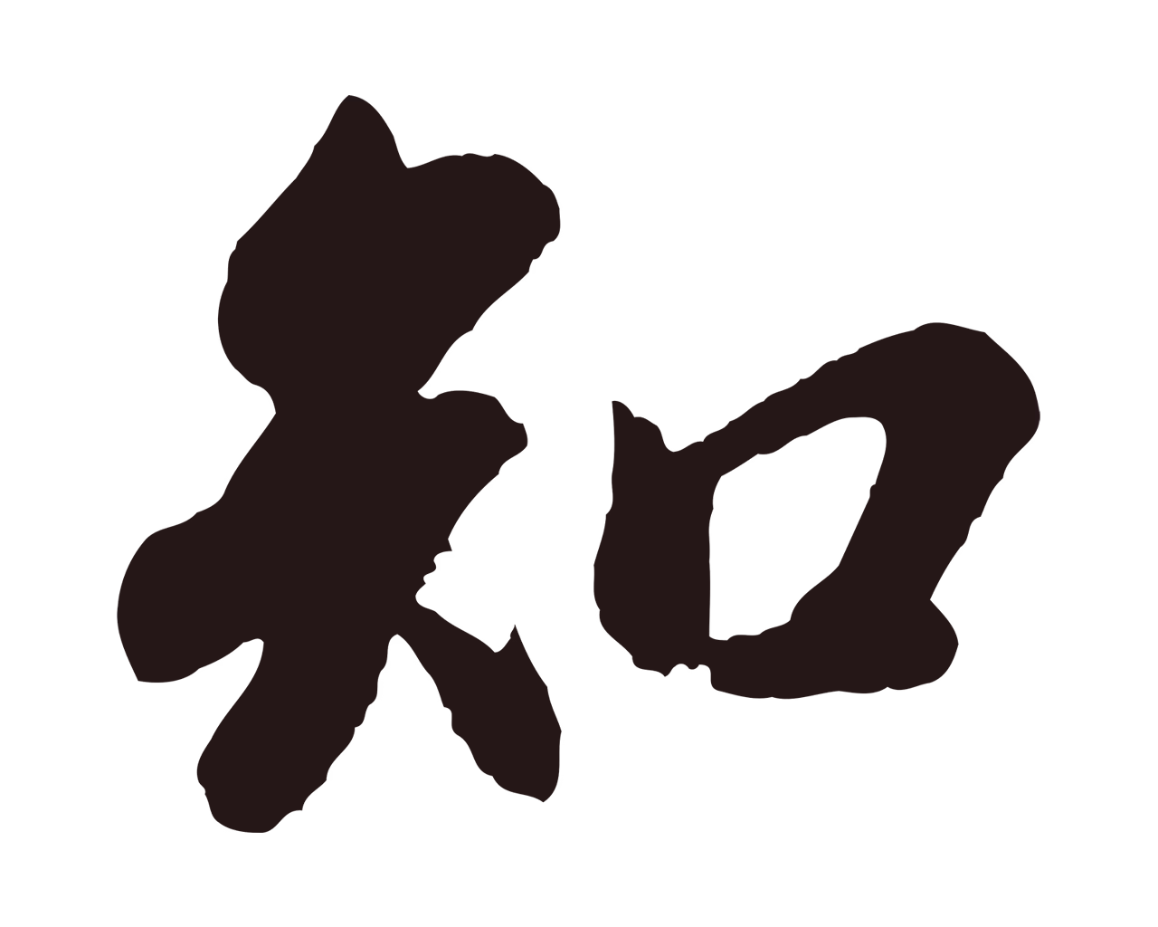 董其昌「知」字书法图片