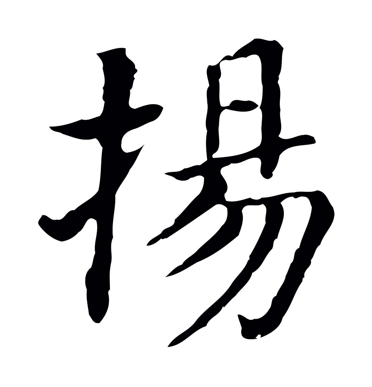 董其昌「揚」字书法图片