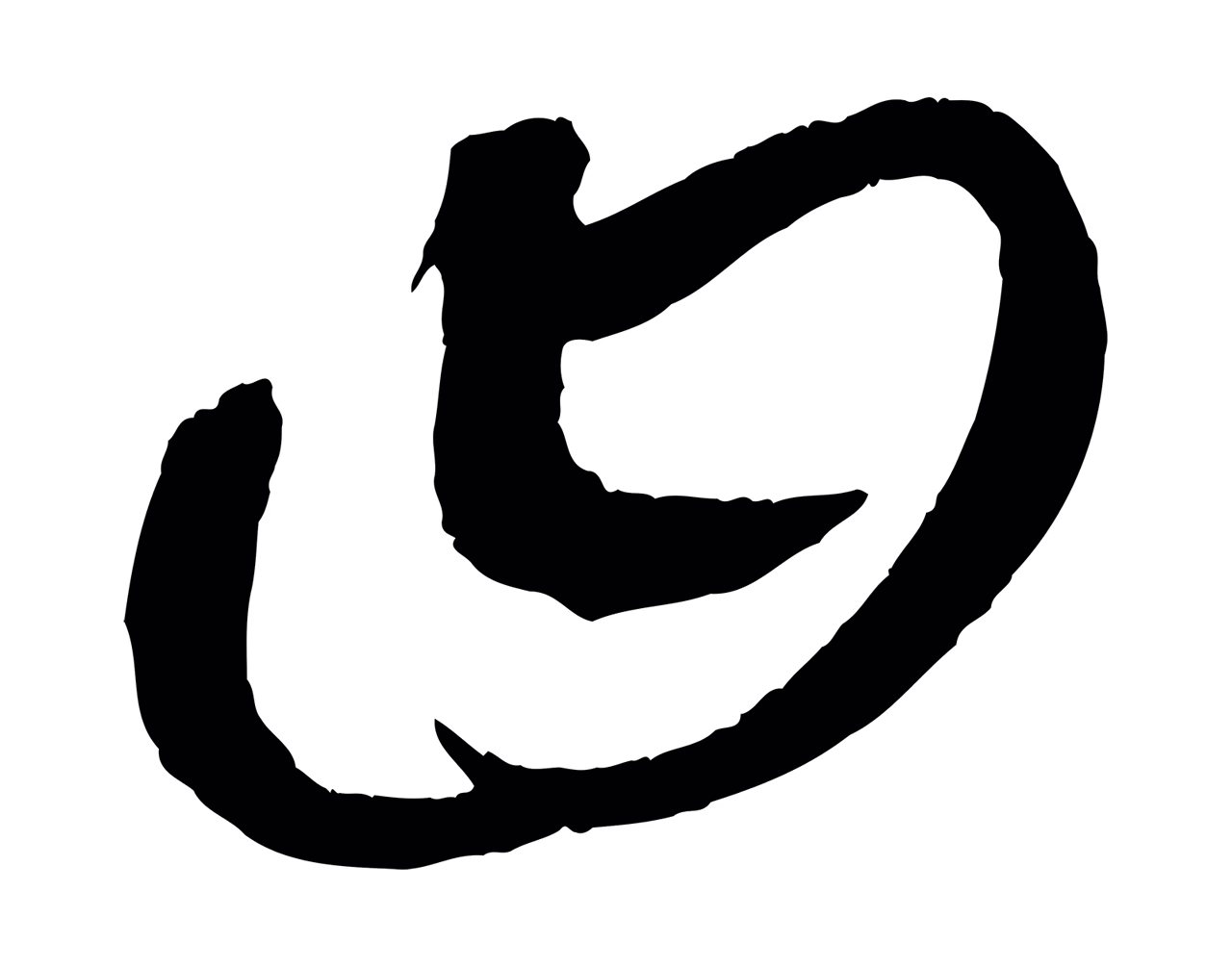 康里巎巎「曰」字书法图片