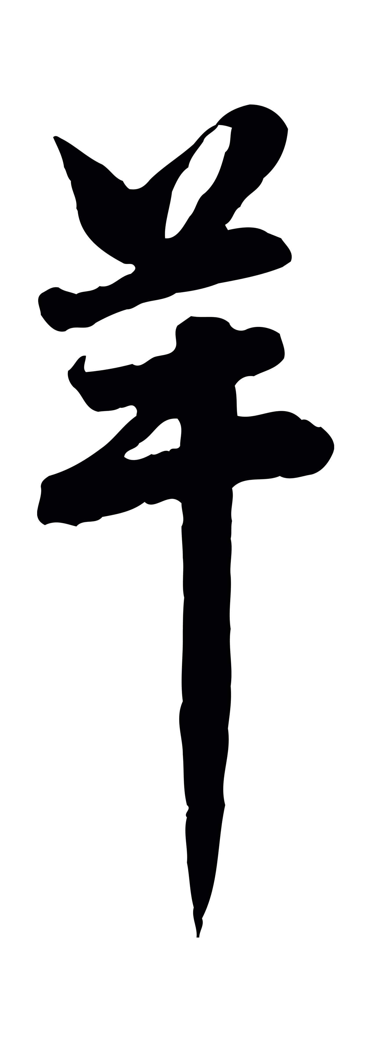 赵孟頫「羊」字书法图片