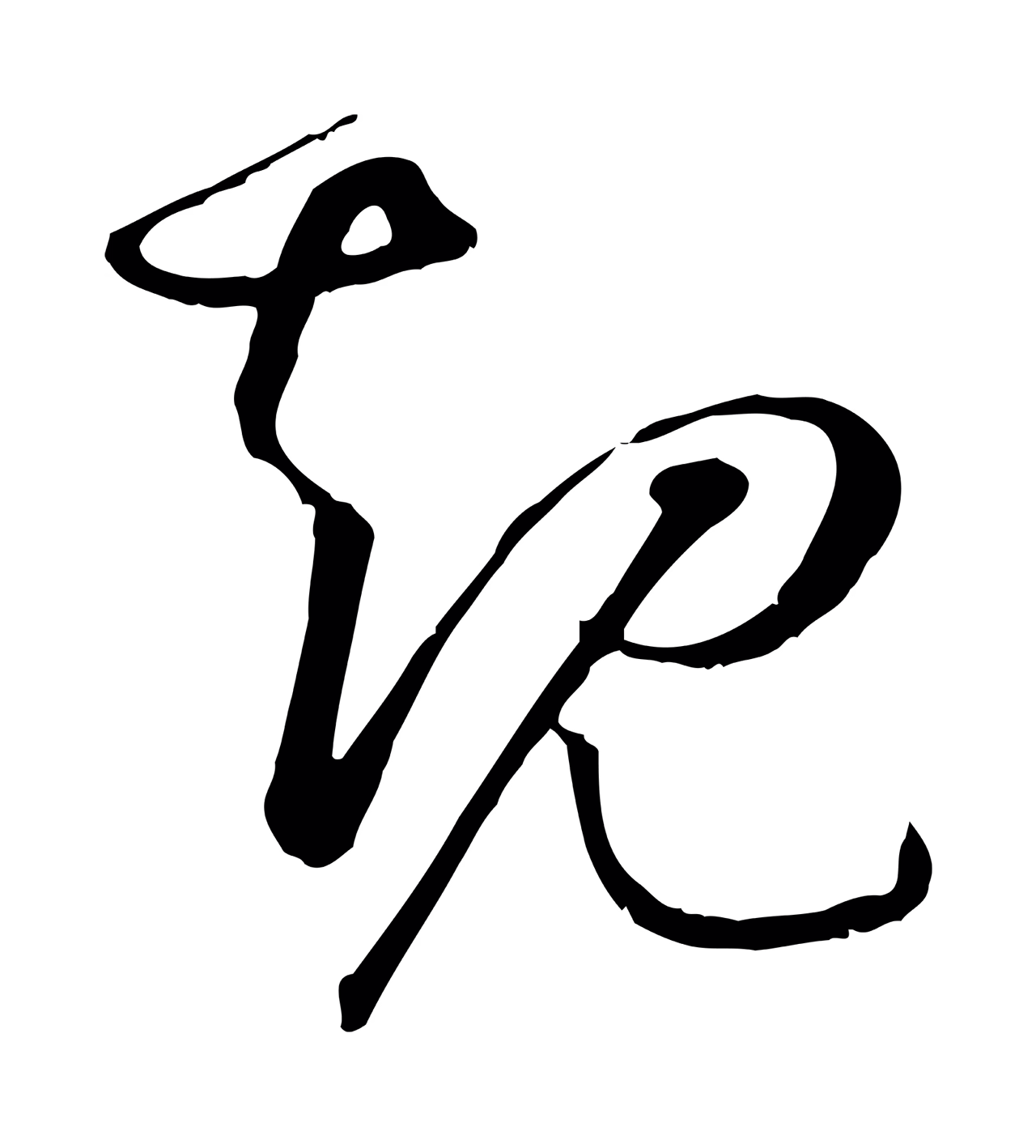 孙过庭「規」字书法图片