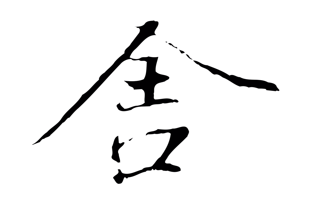 陆继善「舍」字书法图片