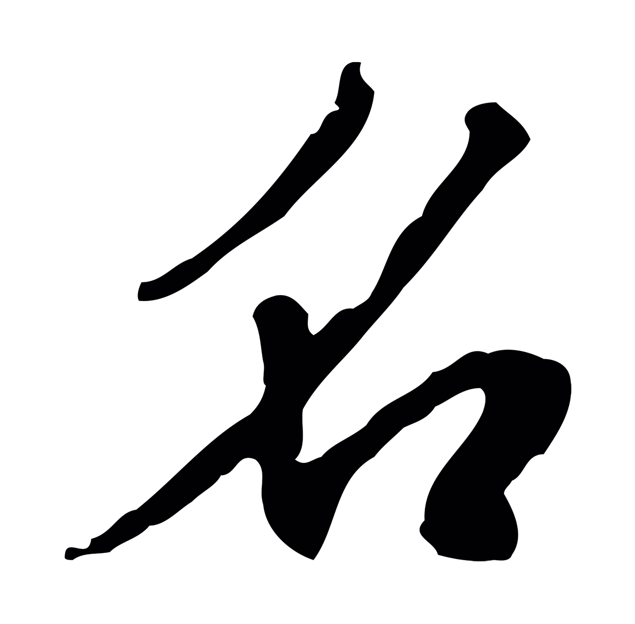 米芾「名」字书法图片