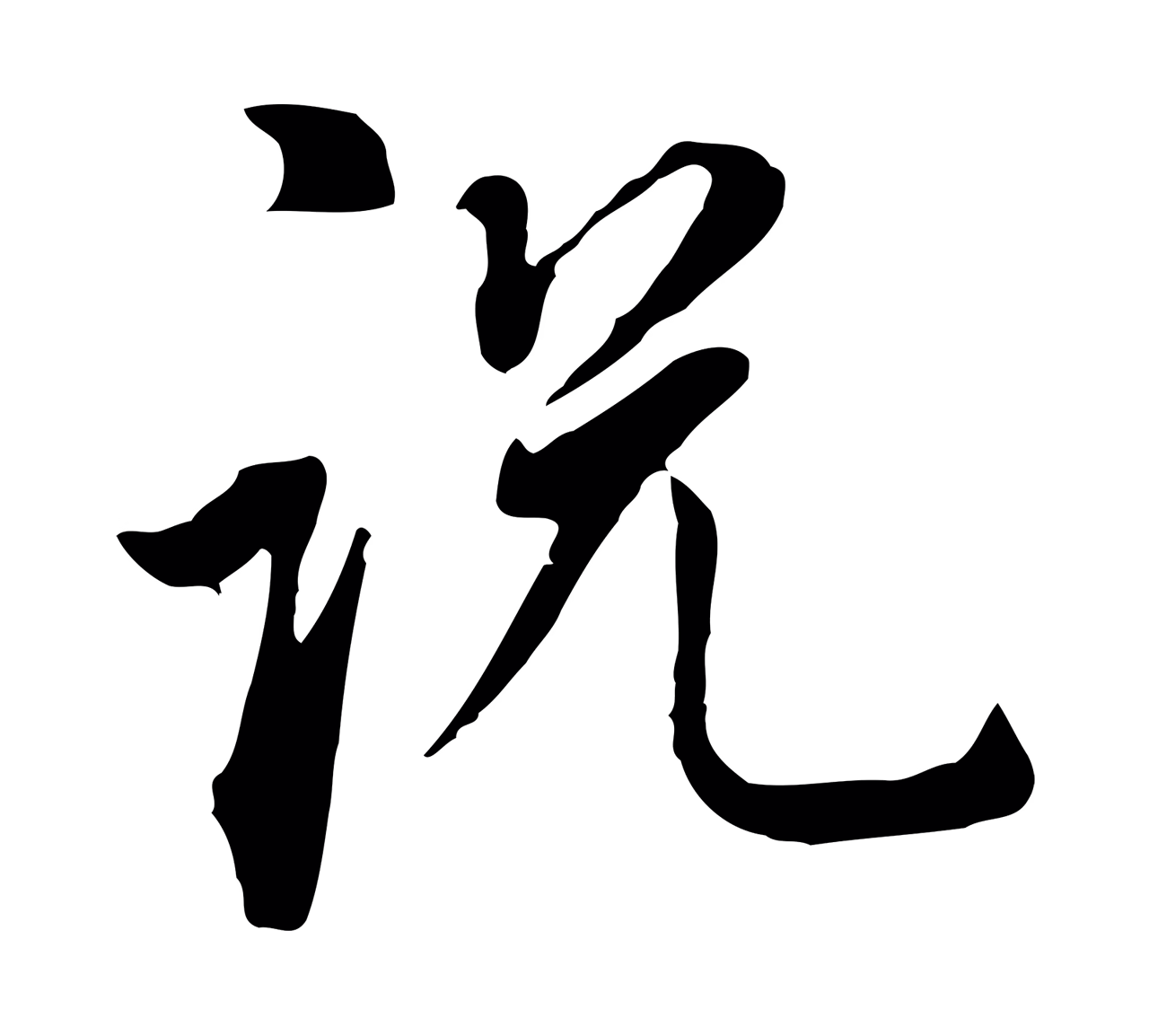 董其昌「說」字书法图片