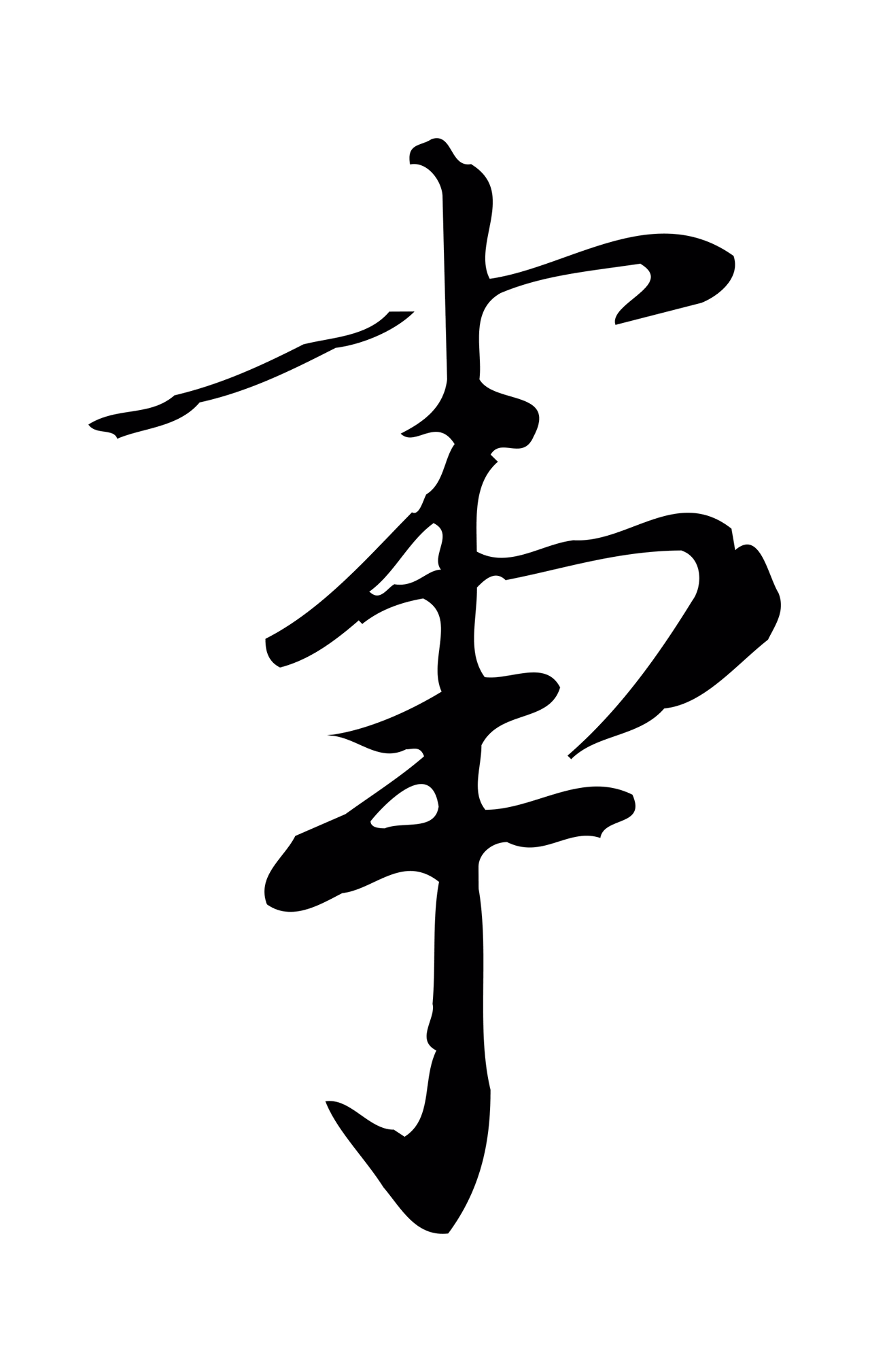 董其昌「事」字书法图片