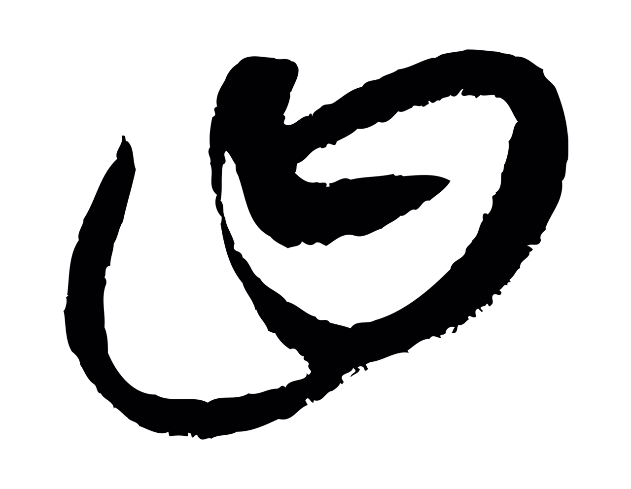 康里巎巎「曰」字书法图片
