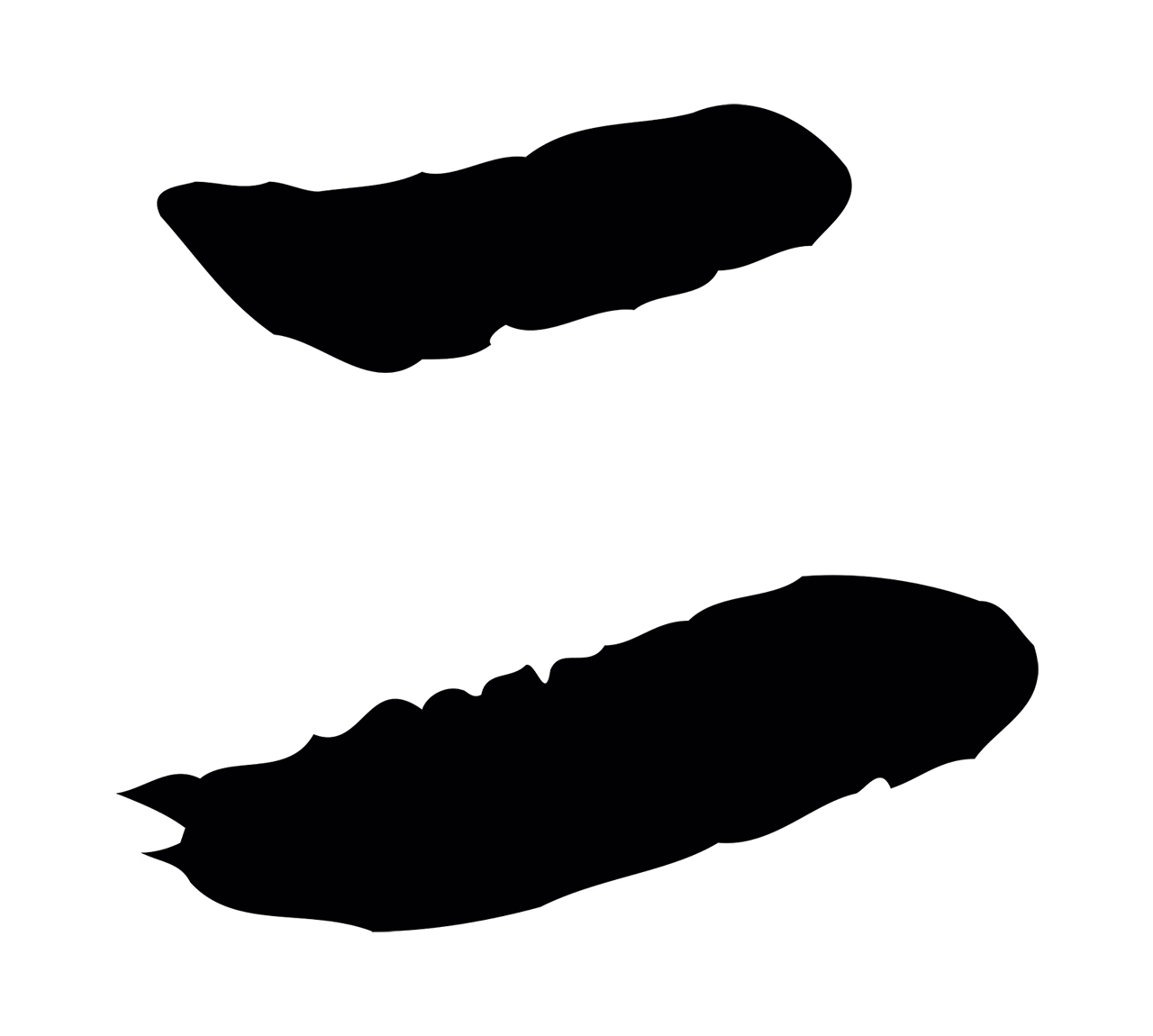 赵孟頫「二」字书法图片