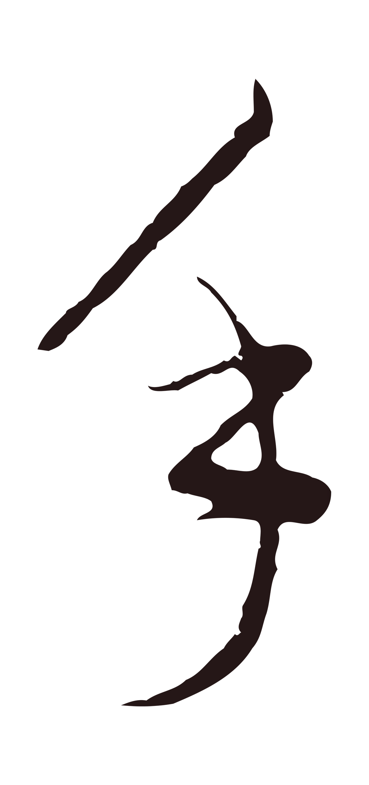 董其昌「手」字书法图片