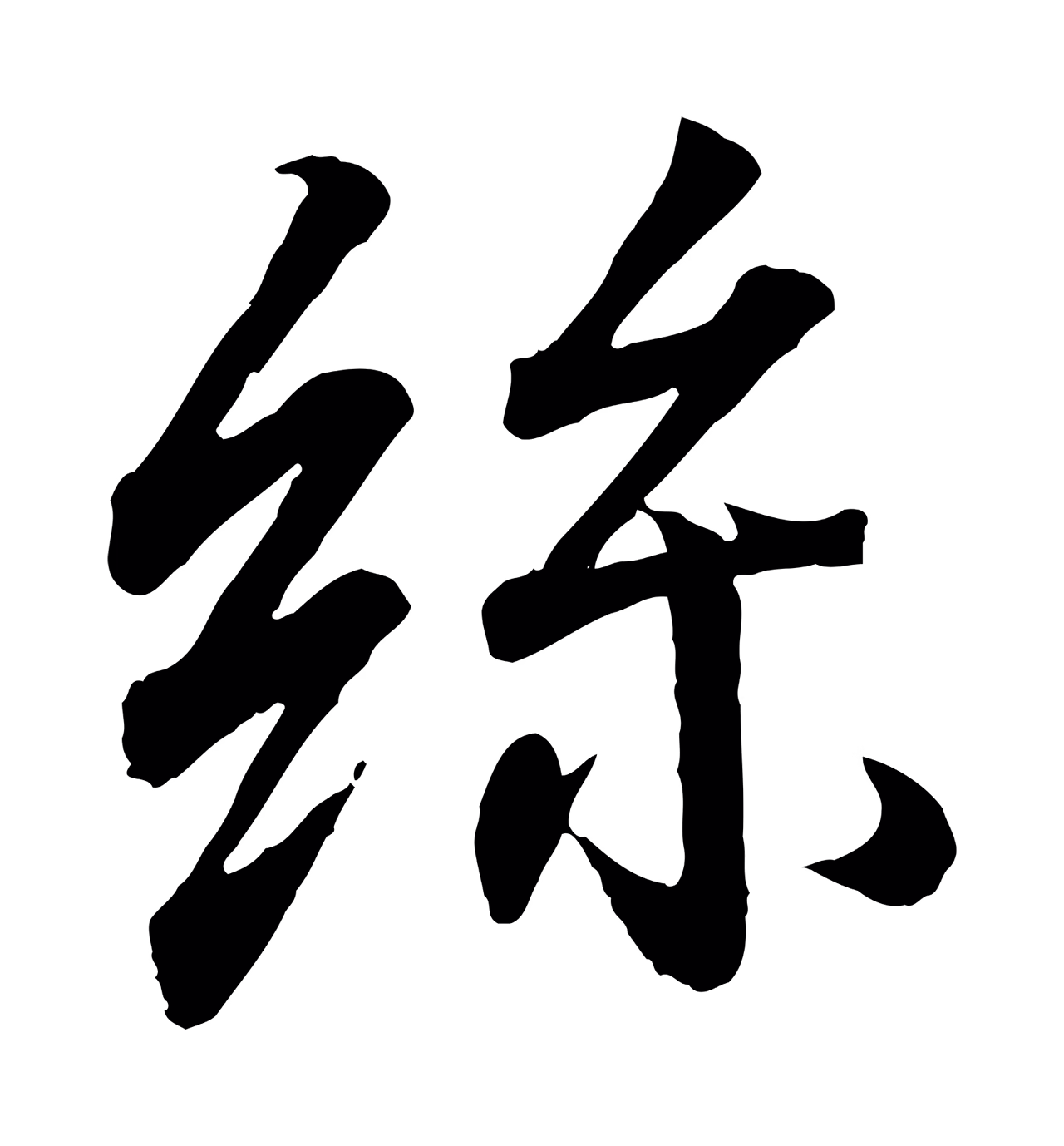 王羲之「絲」字书法图片