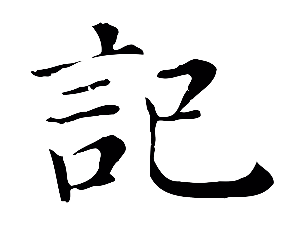 董其昌「記」字书法图片