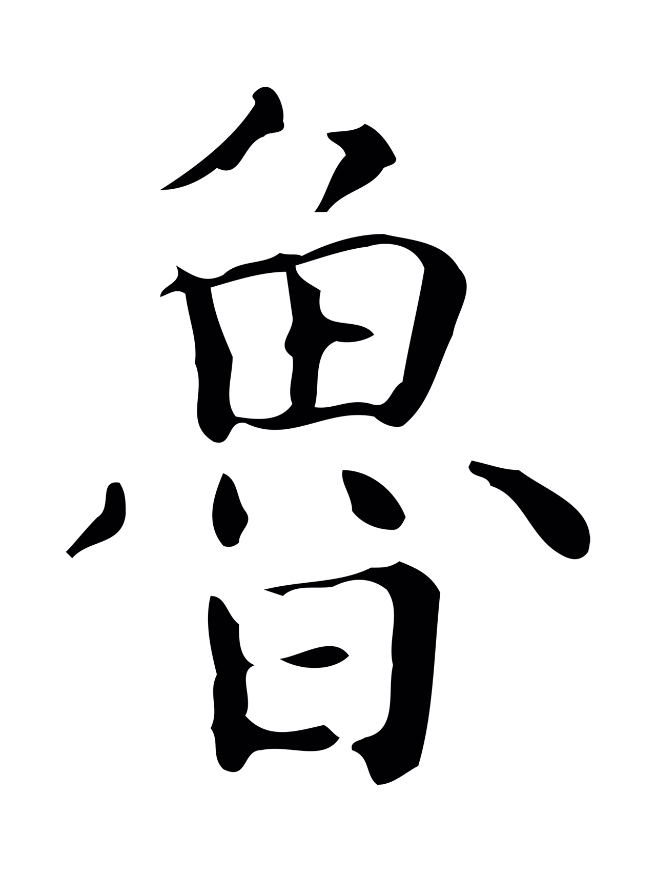 祝允明「魯」字书法图片
