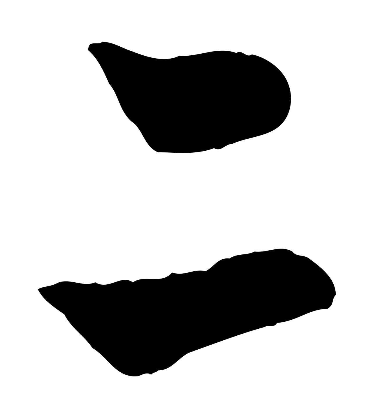 管道昇「二」字书法图片