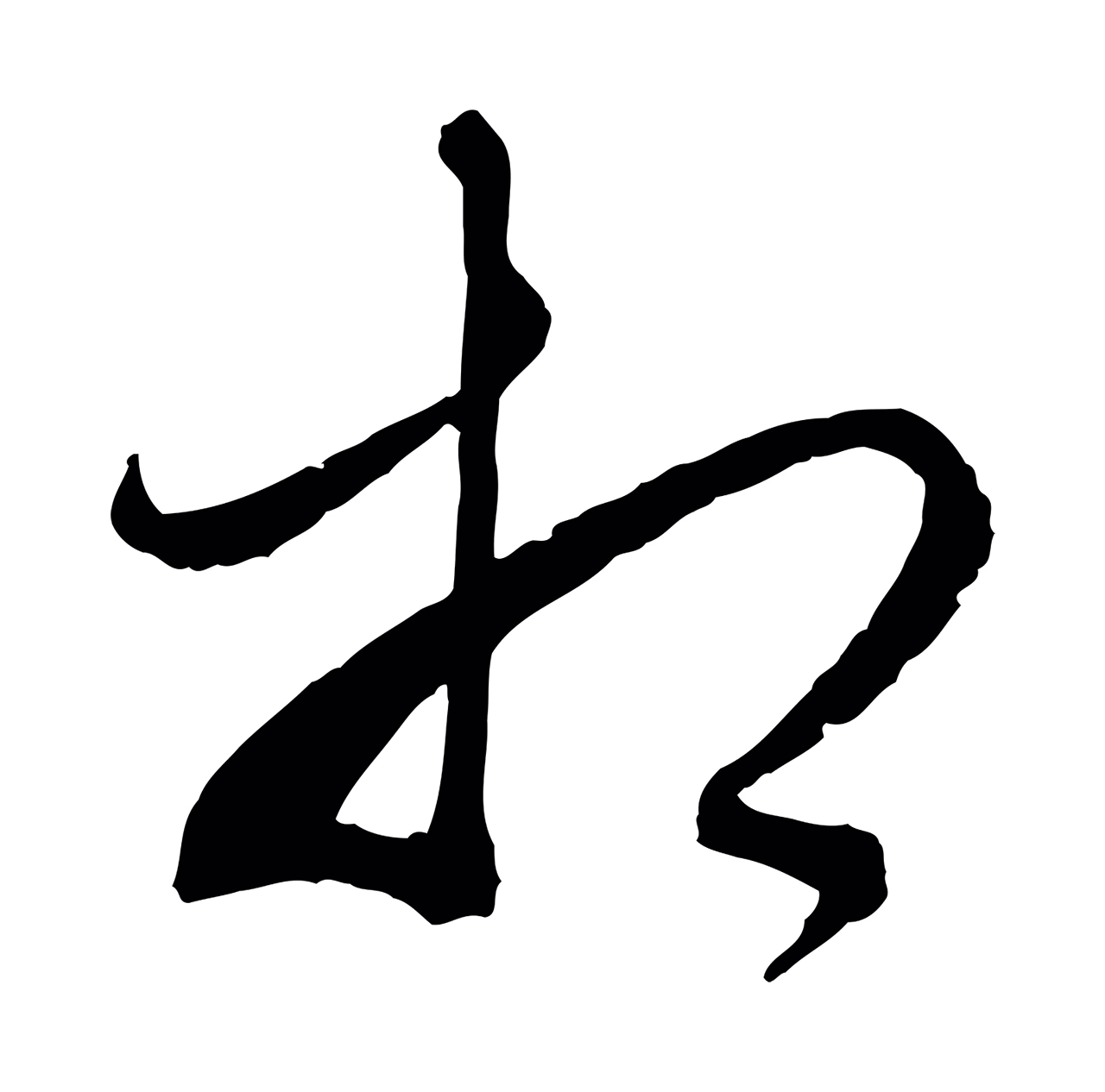 赵孟頫「相」字书法图片