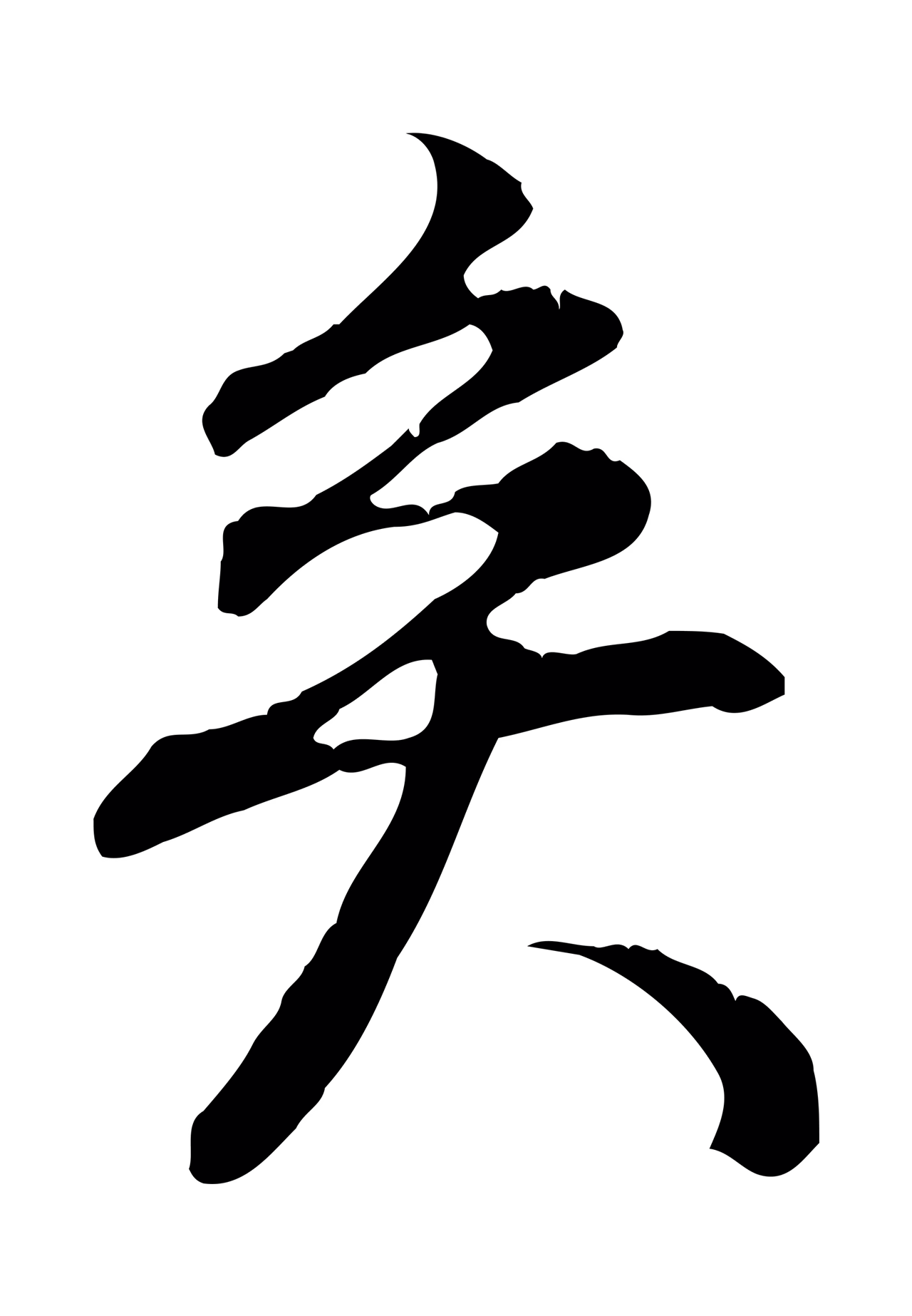 董其昌「矣」字书法图片