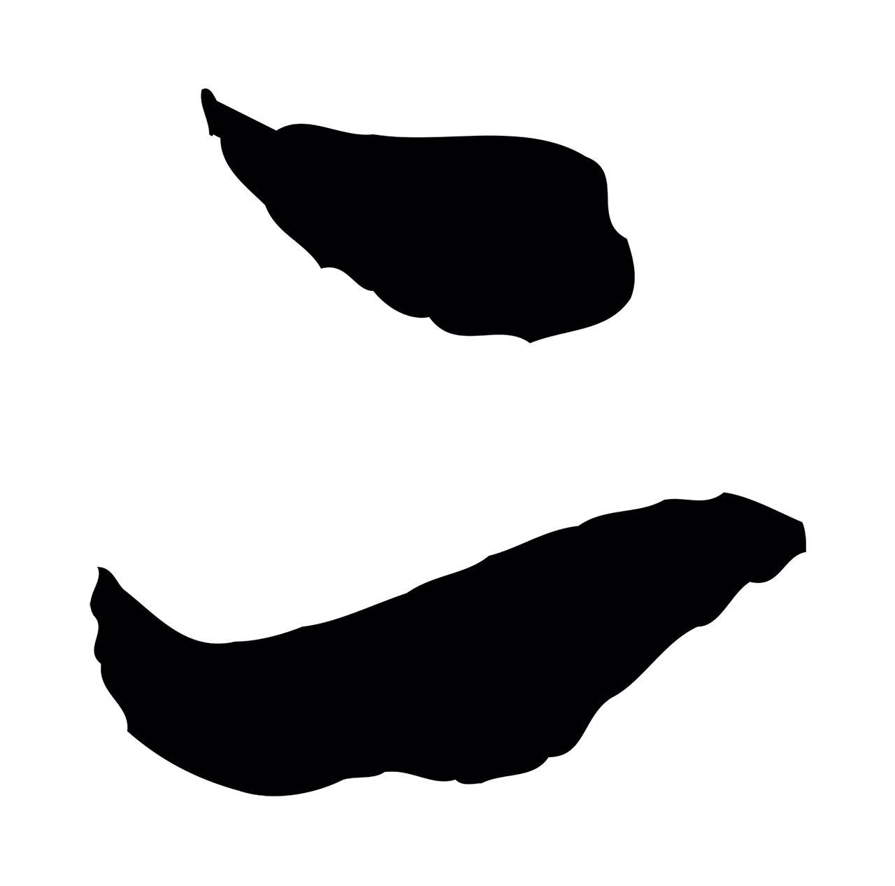 赵孟頫「二」字书法图片