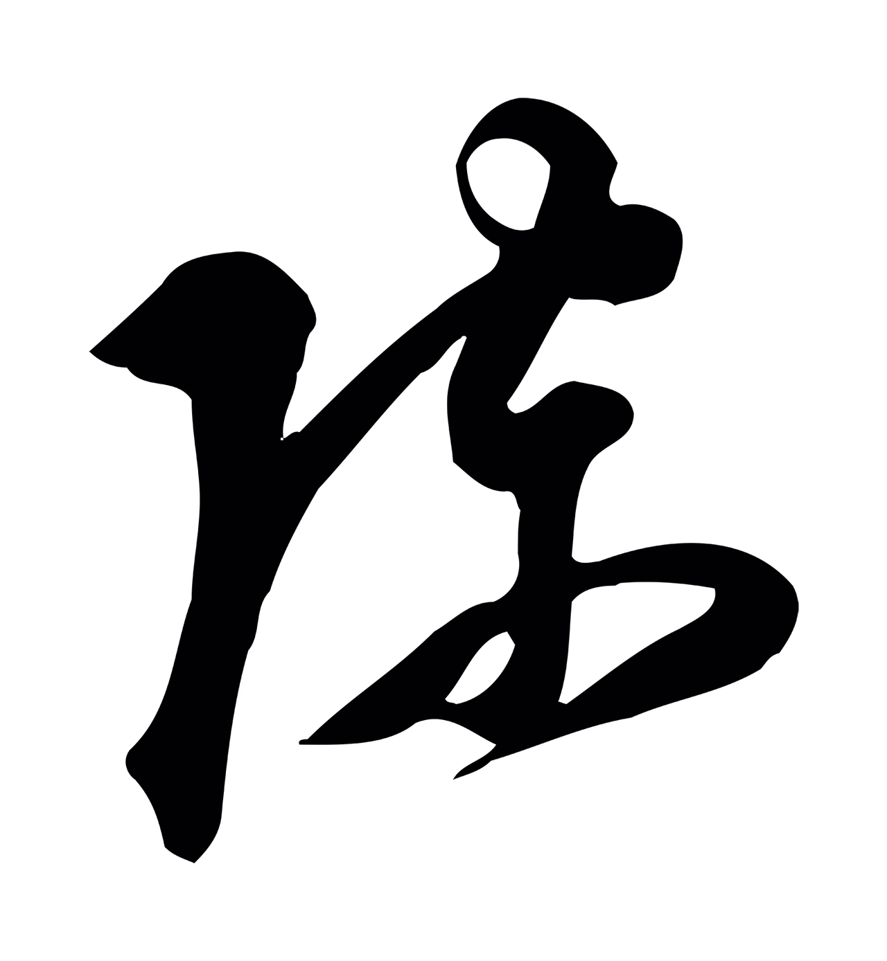 陈继儒「陳」字书法图片