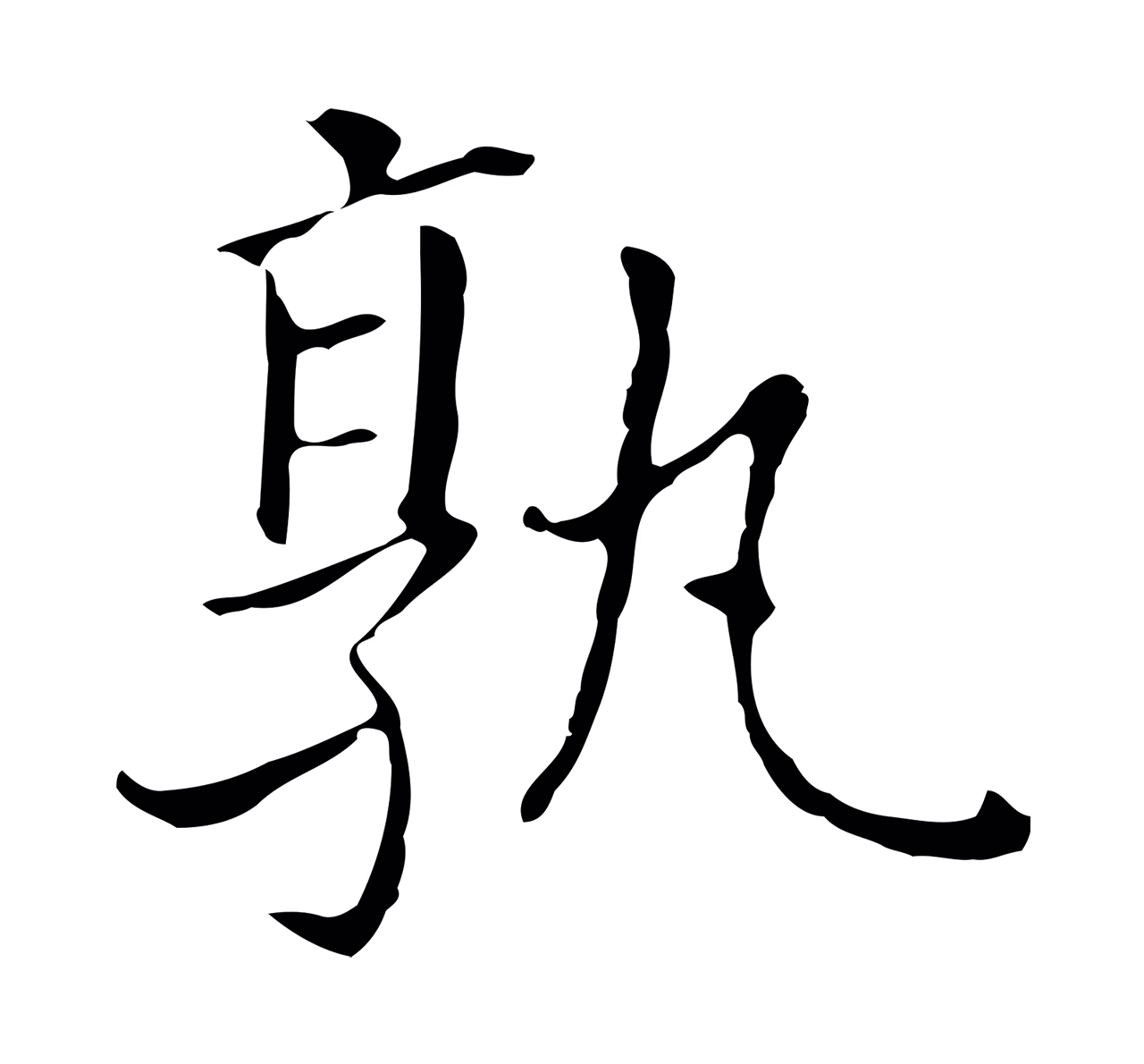 董其昌「孰」字书法图片
