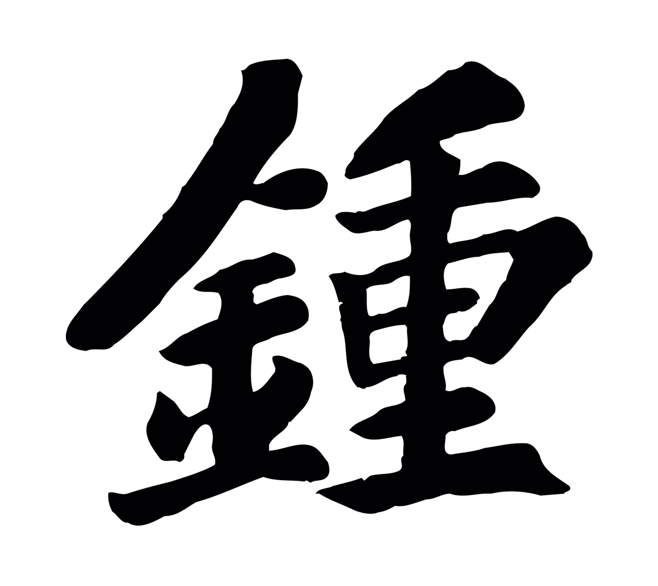 苏过「鍾」字书法图片