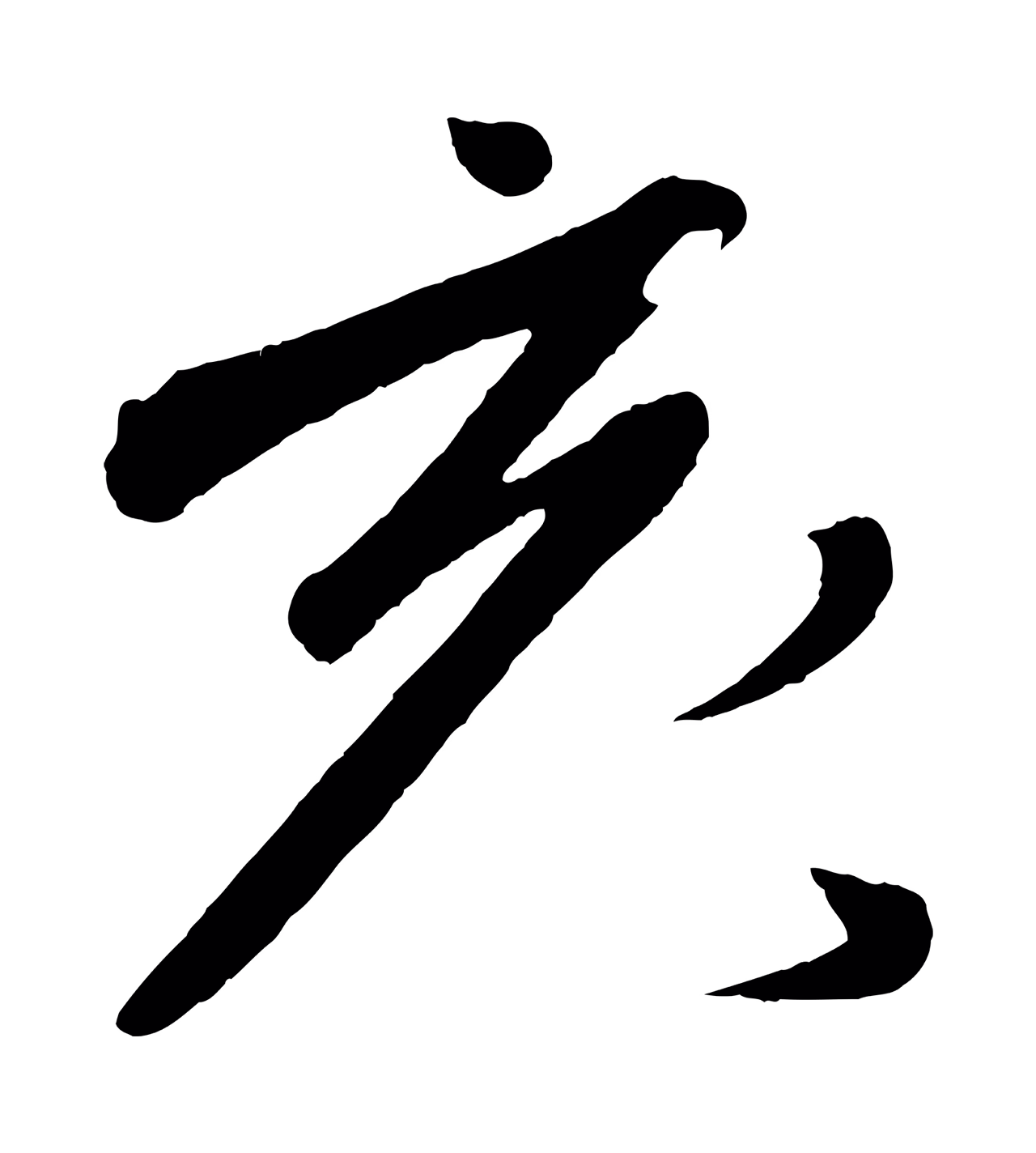 黄庭坚「亥」字书法图片