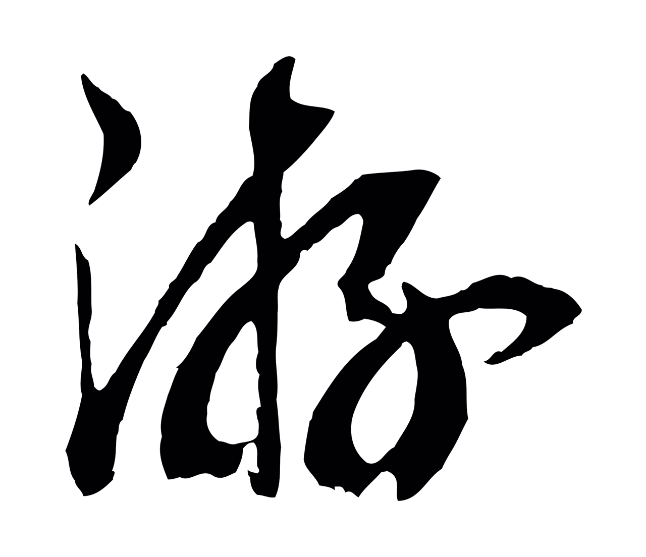 赵构「游」字书法图片