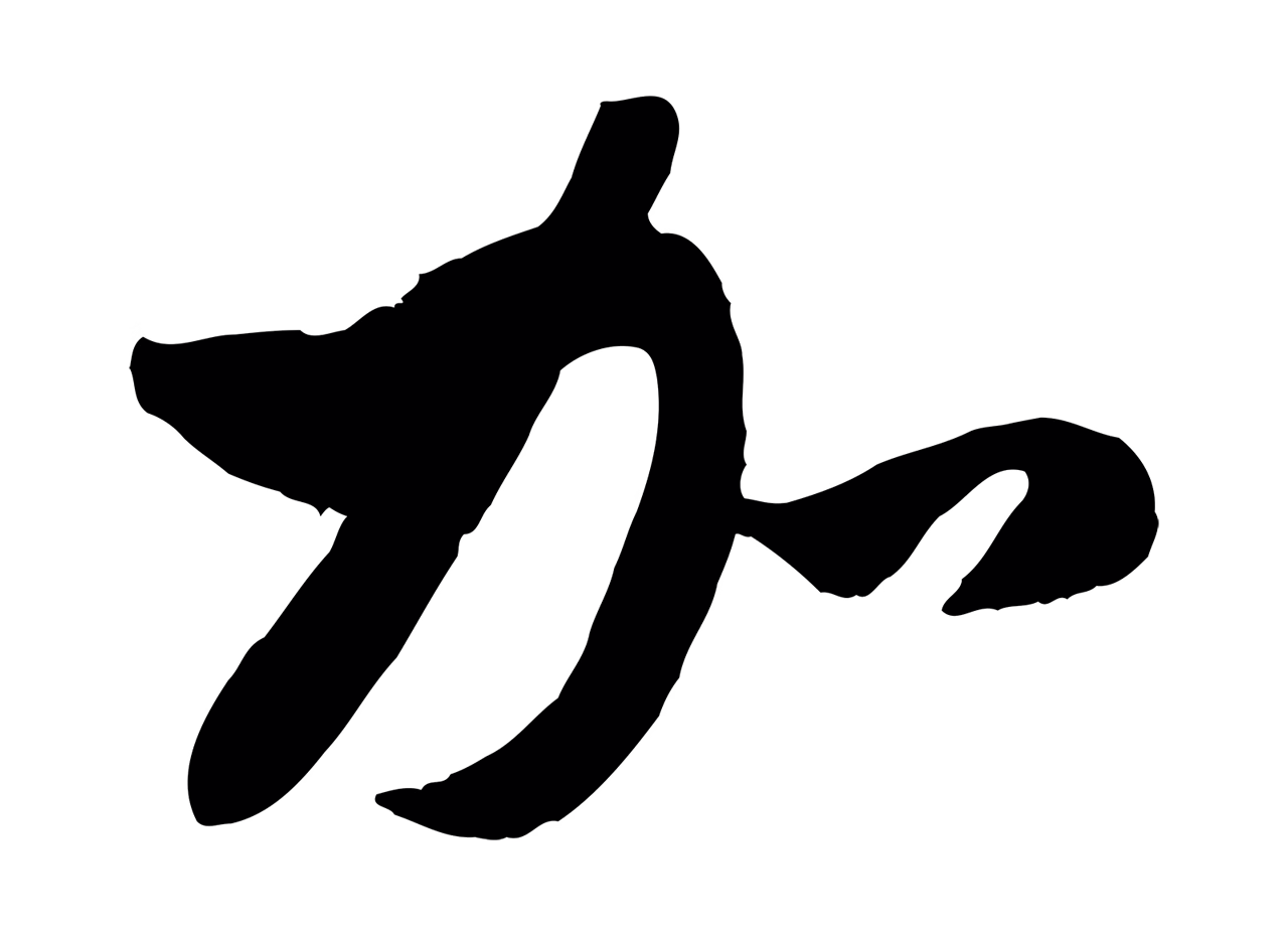 管道昇「加」字书法图片