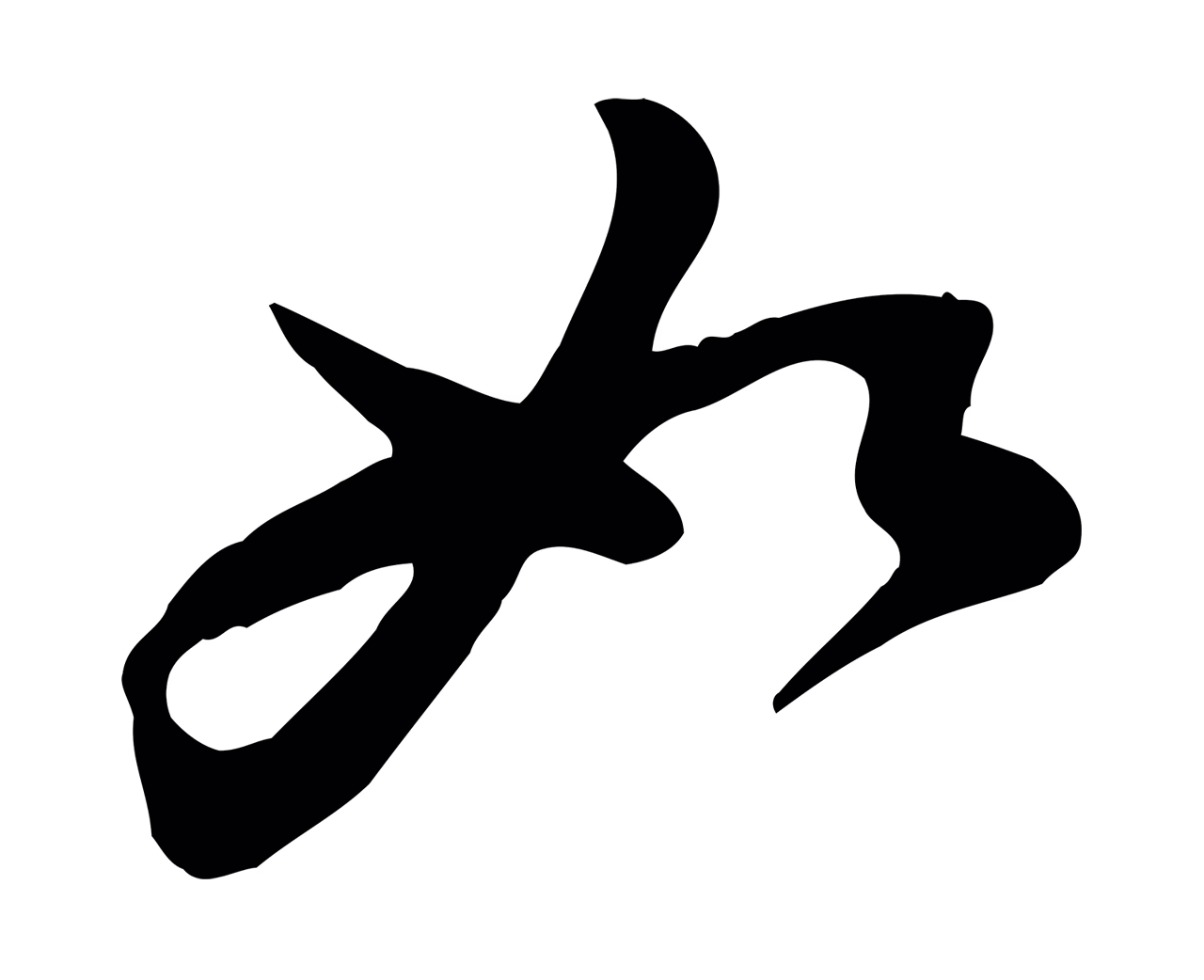 黄庭坚「如」字书法图片