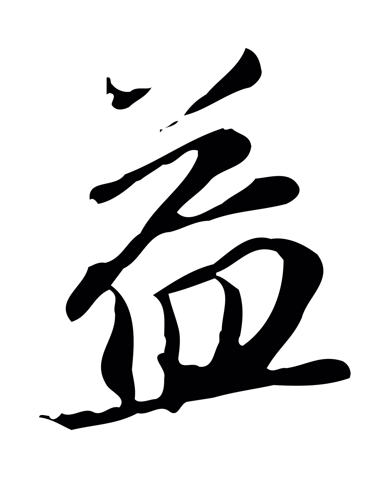 董其昌「益」字书法图片