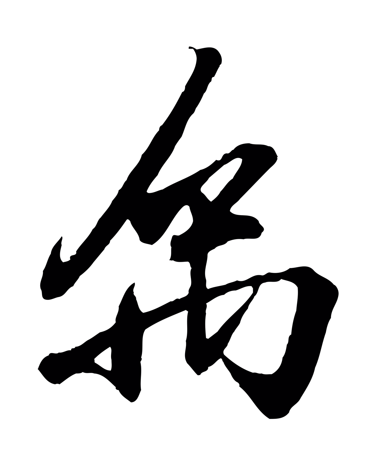 王羲之「禹」字书法图片