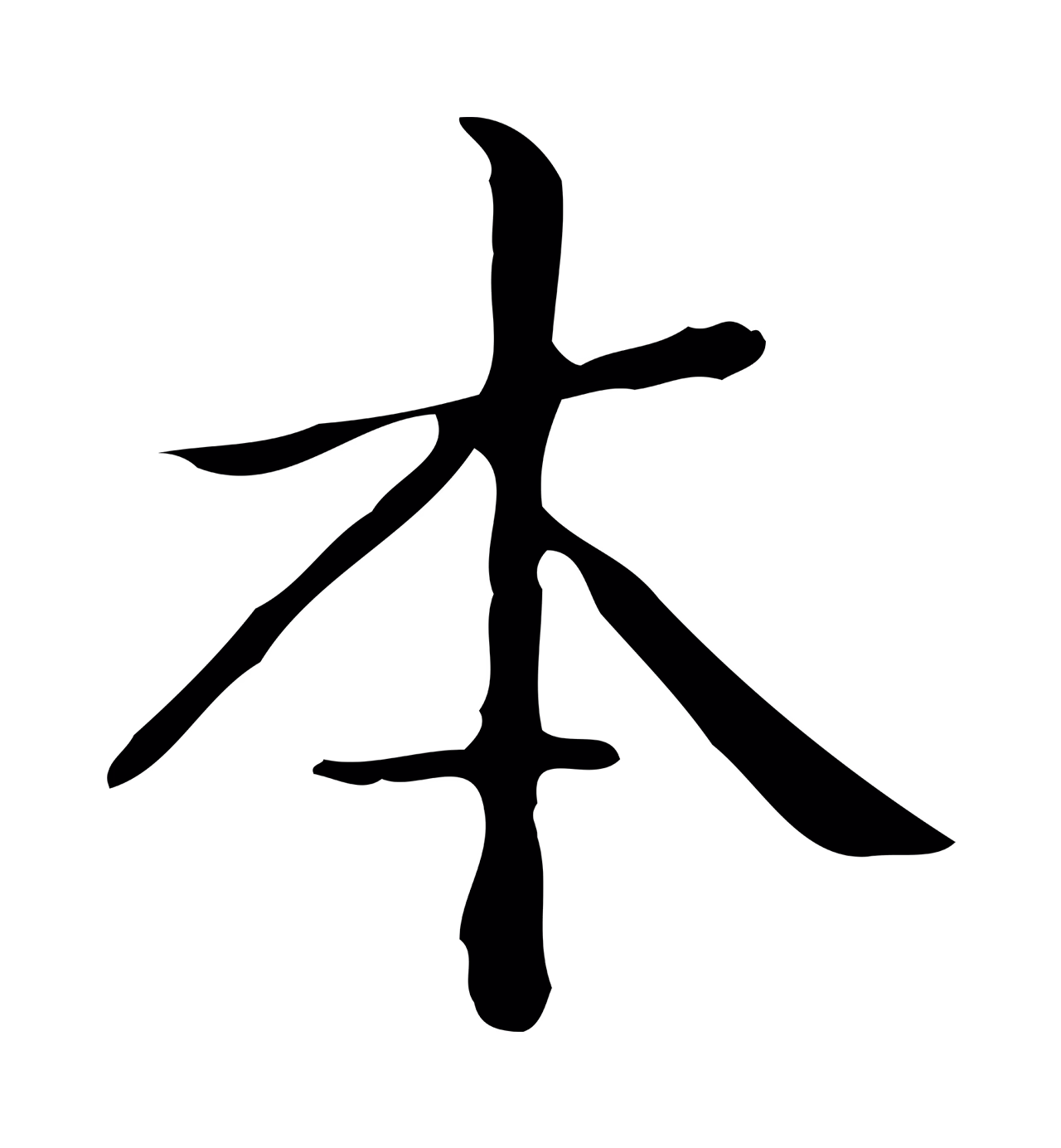 文徵明「本」字书法图片