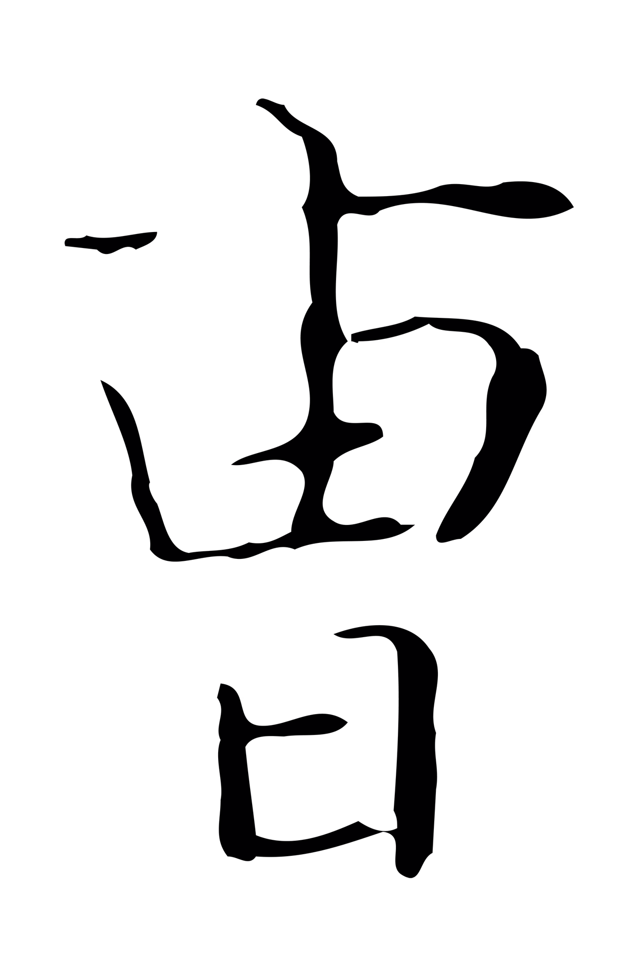 王羲之「曹」字书法图片