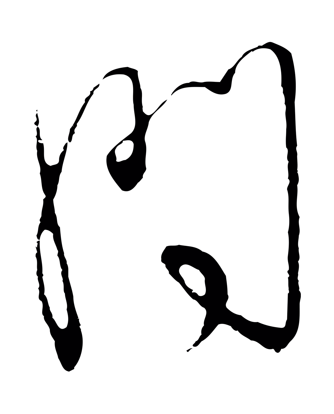 赵构「問」字书法图片