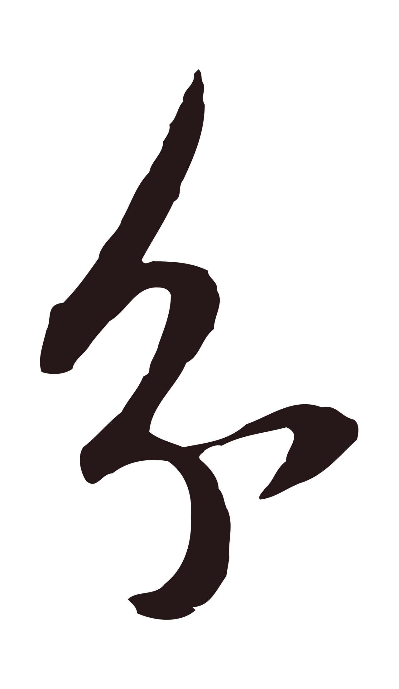 董其昌「分」字书法图片