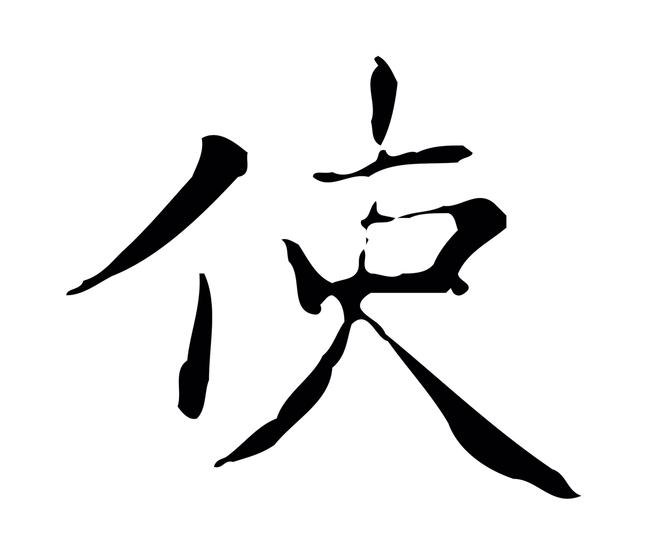 文徵明「使」字书法图片